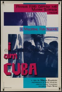 8y1028 I AM CUBA 1sh 1995 Coppola & Scorsese, Mikhail Kalatozov's pro-Castro propaganda!