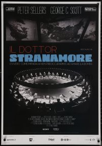8y0784 DR. STRANGELOVE Italian 1sh R2020 Stanley Kubrick classic, overhead shot of war room!
