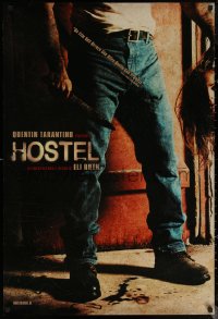 8y0789 HOSTEL teaser DS Italian 1sh 2006 Jay Hernandez, creepy image from Eli Roth gore-fest!