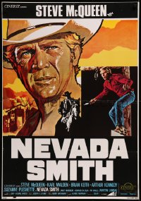 8y0794 NEVADA SMITH Italian 1sh R1970s McQueen drank and killed and loved & never forgot how to hate