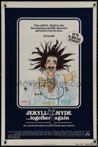 8y1054 JEKYLL & HYDE TOGETHER AGAIN 1sh 1982 they told him to shove his new discovery up his nose!