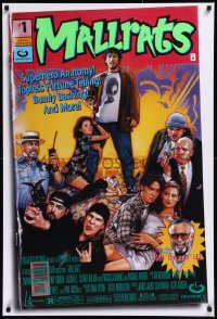 8y1107 MALLRATS 1sh 1995 Kevin Smith, Snootchie Bootchies, Stan Lee, comic artwork by Drew Struzan!