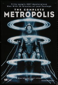 8y1123 METROPOLIS 1sh R2010 Fritz Lang, classic robot art from the first German release!