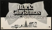 8y0174 SILENT NIGHT EVIL NIGHT one-sheet snipe 1975 studio's title correction - Black Christmas!