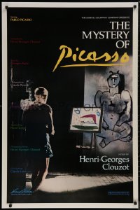 8y1140 MYSTERY OF PICASSO 1sh R1986 Le Mystere Picasso, Henri-Georges Clouzot & Pablo!