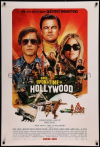 8y1151 ONCE UPON A TIME IN HOLLYWOOD int'l advance DS 1sh 2019 Tarantino, montage art by Chorney!