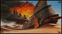 8y0164 RETURN OF THE JEDI group of 3 from 16.75x30 to 20x30 stills 1983 images and McQuarrie art!