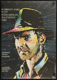 8y0185 RAIDERS OF THE LOST ARK limited edition Polish reprint 2015 different art by Lakomski!