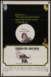8y1177 PRUDENCE & THE PILL style B 1sh 1968 Deborah Kerr, David Niven, Judy Geeson, birth control comedy!