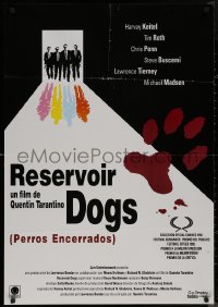 8y0499 RESERVOIR DOGS video Spanish 1992 Quentin Tarantino, Cannes Film Festival release, different!