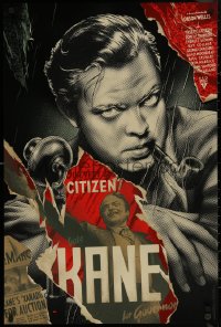 8y0058 CITIZEN KANE #20/400 24x36 art print 2017 Martin Ansin art of Orson Welles, regular ed.!