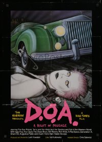 8y0346 D.O.A. 23x33 special poster 1980 punk rock music, Sex Pistols, wild Soyka art!