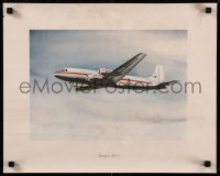 8y0063 DOUGLAS DC-6 16x20 art print 1950s cool art of the famous aircraft by R.G. Smith!