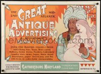 8y0257 GREAT MID-ATLANTIC ANTIQUE ADVERTISING SHOW 22x30 advertising poster 1973 Gotsch artwork!