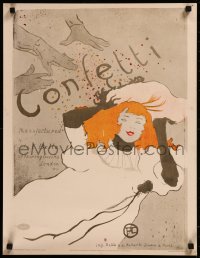 8y0362 HENRI DE TOULOUSE-LAUTREC 20x26 French special poster 1950s-1960s image from older print!