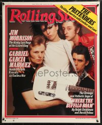 8y0214 PRETENDERS 22x27 music poster 1980 sexy Chrissie Hynde surrounded by the band!