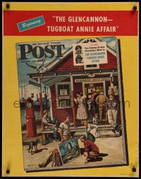 8y0390 SATURDAY EVENING POST 22x28 special poster 1950 cover from August 26, Steven Dohanos art!