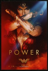 8y0180 WONDER WOMAN mini poster 2017 sexiest Gal Gadot in title role & as Diana Prince!
