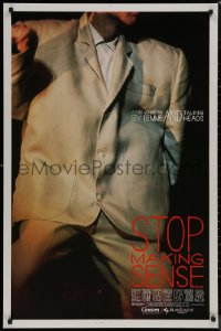8y1270 STOP MAKING SENSE 1sh 1984 Jonathan Demme, Talking Heads, close-up of David Byrne's suit!