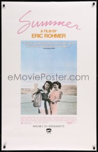 8y0239 SUMMER 26x41 video poster 1986 Eric Rohmer's Le Rayon Vert, Marie Riviere and Rosette, Carita!