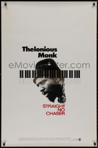 8y1289 THELONIOUS MONK: STRAIGHT, NO CHASER int'l 1sh 1989 Clint Eastwood produced jazz bio!