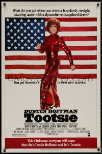 8y1300 TOOTSIE advance 1sh 1982 this Christmas everyone will know she's Hoffman and he's Tootsie!
