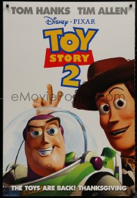 8y1305 TOY STORY 2 advance DS 1sh 1999 Woody, Buzz Lightyear, Disney and Pixar animated sequel!