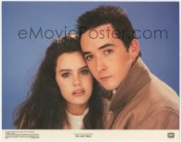 8z1338 SAY ANYTHING color 11x14 still 1989 best portrait of John Cusack & pretty Ione Skye!