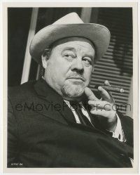 8z0143 CAT ON A HOT TIN ROOF deluxe 8x10 still 1958 close portrait of Burl Ives as Big Daddy w/cigar!