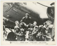 8z0147 CHAIN LIGHTNING 8.25x10 still 1950 Humphrey Bogart & co-stars by Naughty Nellie airplane!