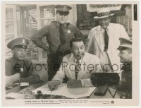 8z0150 CHARLIE CHAN AT THE RACE TRACK 7.75x10.25 still 1936 Asian detective Warner Oland w/police!
