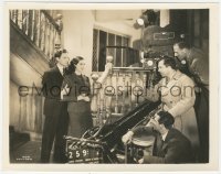 8z0159 CITADEL candid 8x10.25 still 1938 King Vidor filming scene w/Robert Donat & Rosalind Russell!