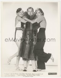 8z0171 COLLEGIATE 8x10.25 still 1936 Joe Penner between sexy Betty Grable & Frances Langford!