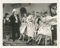 8z0175 COOKOO CAVALIERS 8.25x10 still 1940 Three Stooges Moe, Larry & Curly shave ladies bald!