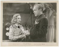 8z0196 DEADLY IS THE FEMALE 8x10.25 still 1950 Peggy Cummins stares at Barry Kroeger holding cash!