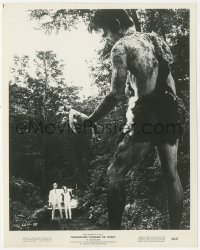 8z0247 FRANKENSTEIN CONQUERS THE WORLD 8x10.25 still 1966 FX image of giant monster carrying man!