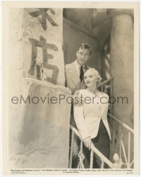 8z0254 GENERAL DIED AT DAWN 8x10 still 1936 portrait of Gary Cooper & Madeleine Cooper on stairs!