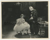8z0288 HE WHO GETS SLAPPED 7.75x9.5 still 1924 clown Lon Chaney with Norma Shearer, Victor Sjostrom!