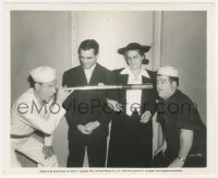 8z0309 IN THE NAVY candid 8x10 still 1941 Abbott & Costello entertaining couple with spyglass!