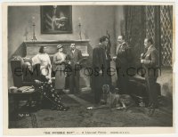 8z0314 INVISIBLE RAY 7.75x10 still 1936 Boris Karloff, Bela Lugosi & others in room with big dog!