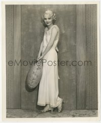 8z0326 JAYNE SHADDUCK 8.25x10 news photo 1933 full-length in pretty gown, Gold Diggers of 1933!