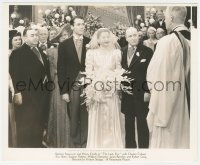 8z0350 LADY EVE 8x10 key book still 1941 Stanwyck, Fonda, Pallette & Blore at wedding, Sturges!