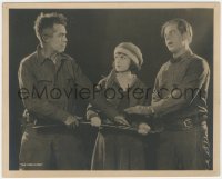 8z0019 FIRE EATER 8x10 LC 1921 Louise Lorraine grabs gun from man who wants to shoot Hoot Gibson!