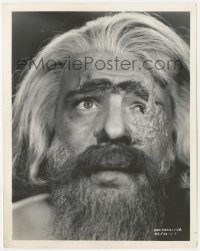 8z0371 LON CHANEY JR 8x10.25 still 1940 super close up with deformed face in One Million B.C.!