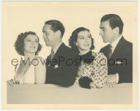 8z0391 MAN-PROOF deluxe 8x10 still 1938 Myrna Loy, Franchot Tone, Rosalind Russell, Walter Pidgeon