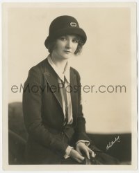 8z0402 MARY PHILBIN deluxe 8x10 still 1920s seated portrait of the pretty star by Schellenberg!