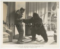 8z0417 MONSTER & THE GIRL 8.25x10 still 1941 great image of Paul Lukas attacked by fake ape!