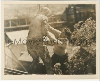 8z0426 MUMMY'S GHOST 8.25x10 still 1944 Lon Chaney in full makeup & bandages attacking Robert Lowery