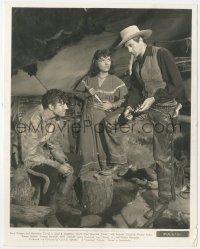 8z0445 NORTH WEST MOUNTED POLICE 8x10 key book still 1940 Gary Cooper, Paulette Goddard & Foster!