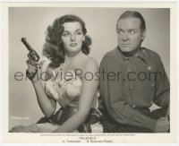 8z0459 PALEFACE 8x10 key book still 1948 Bob Hope is scared of sexiest Jane Russell with gun!